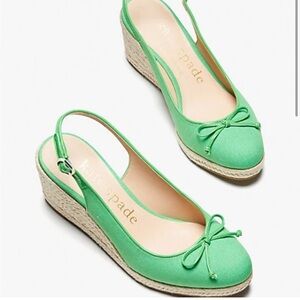 Kate Spade  NWT panama nights espadrille wedge